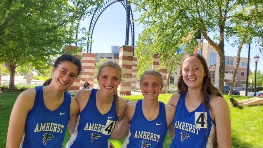 Dreams come true for Amherst girls track team at state finals