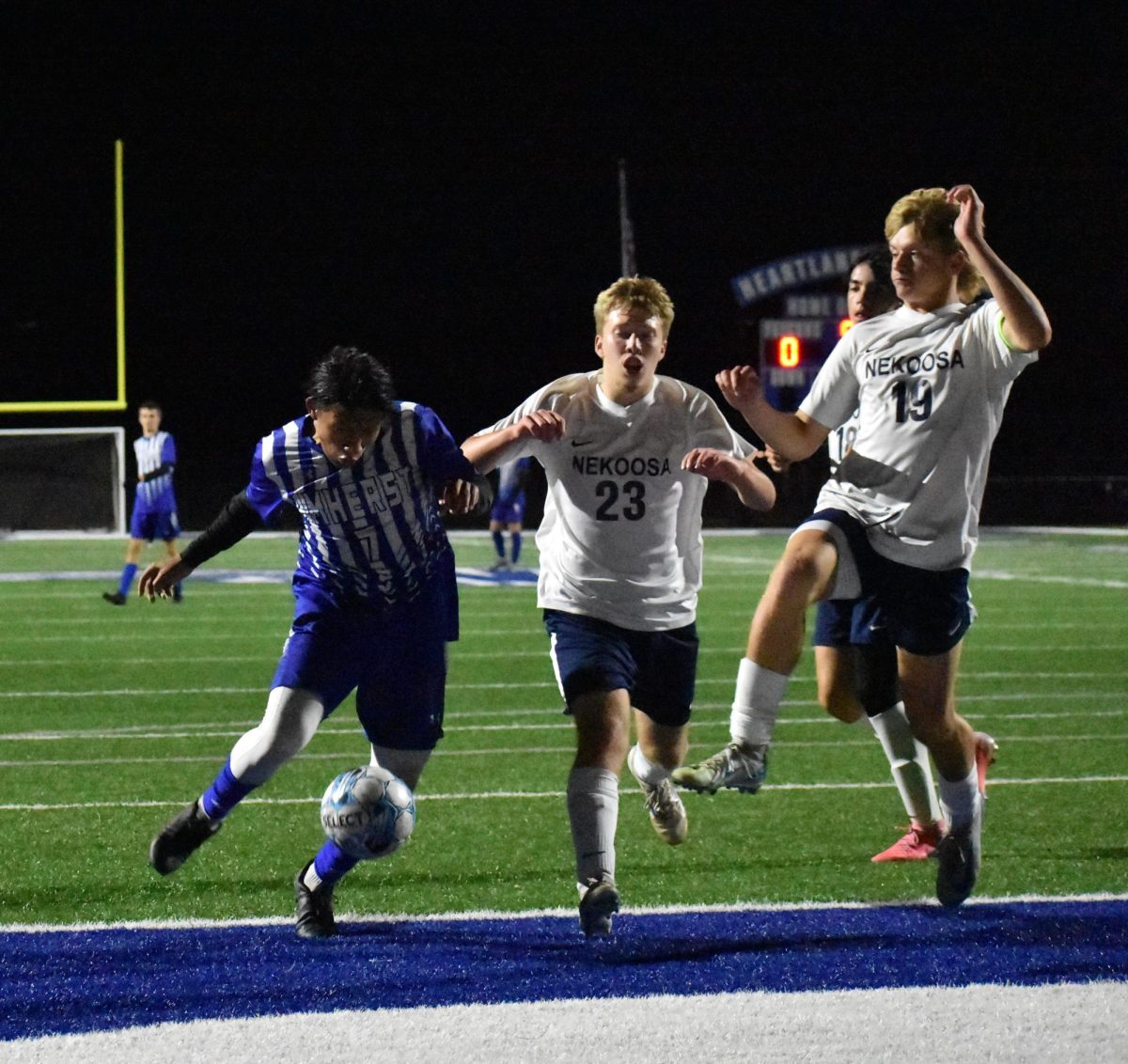 Two late goals secure win for Falcons