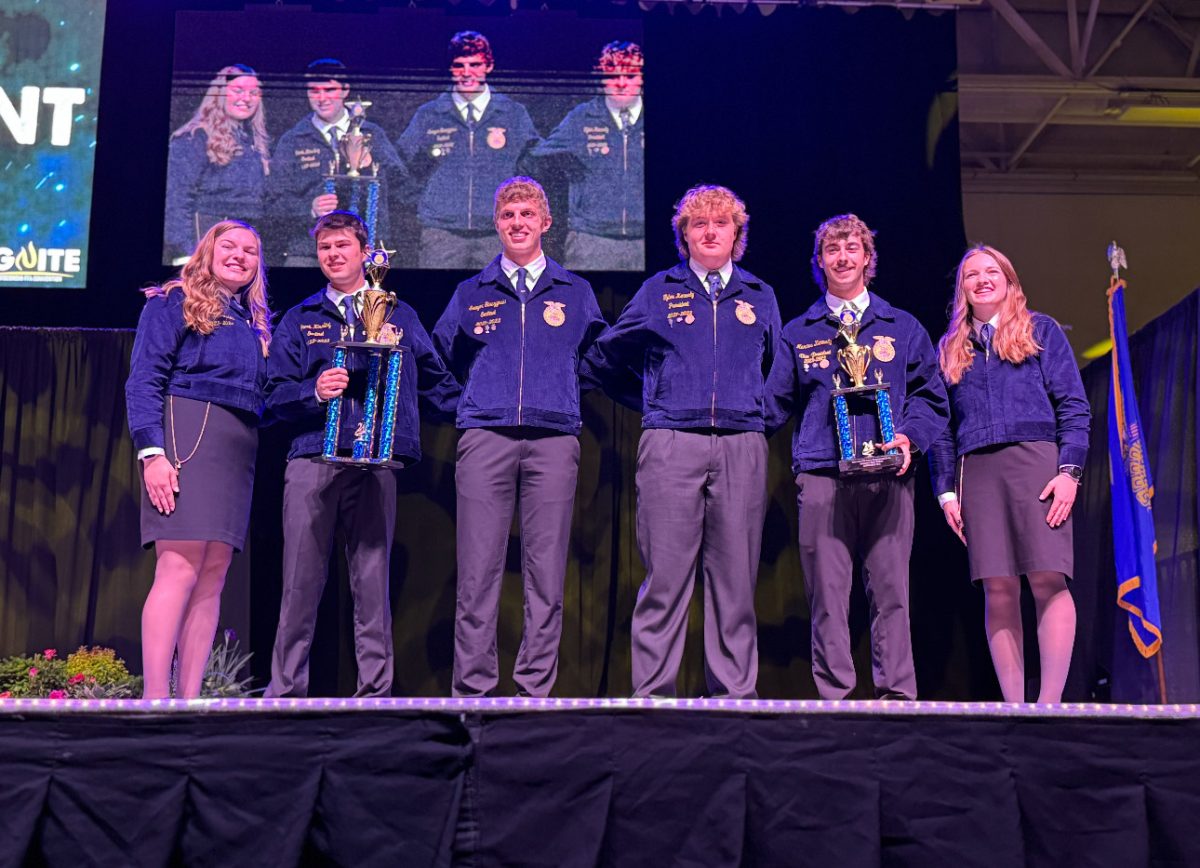 Jacob Kirsling, Sam Stuczynski, Porter Stuczynski, and Marcus Kennedy represented the state of Wisconsin in a National Competition.