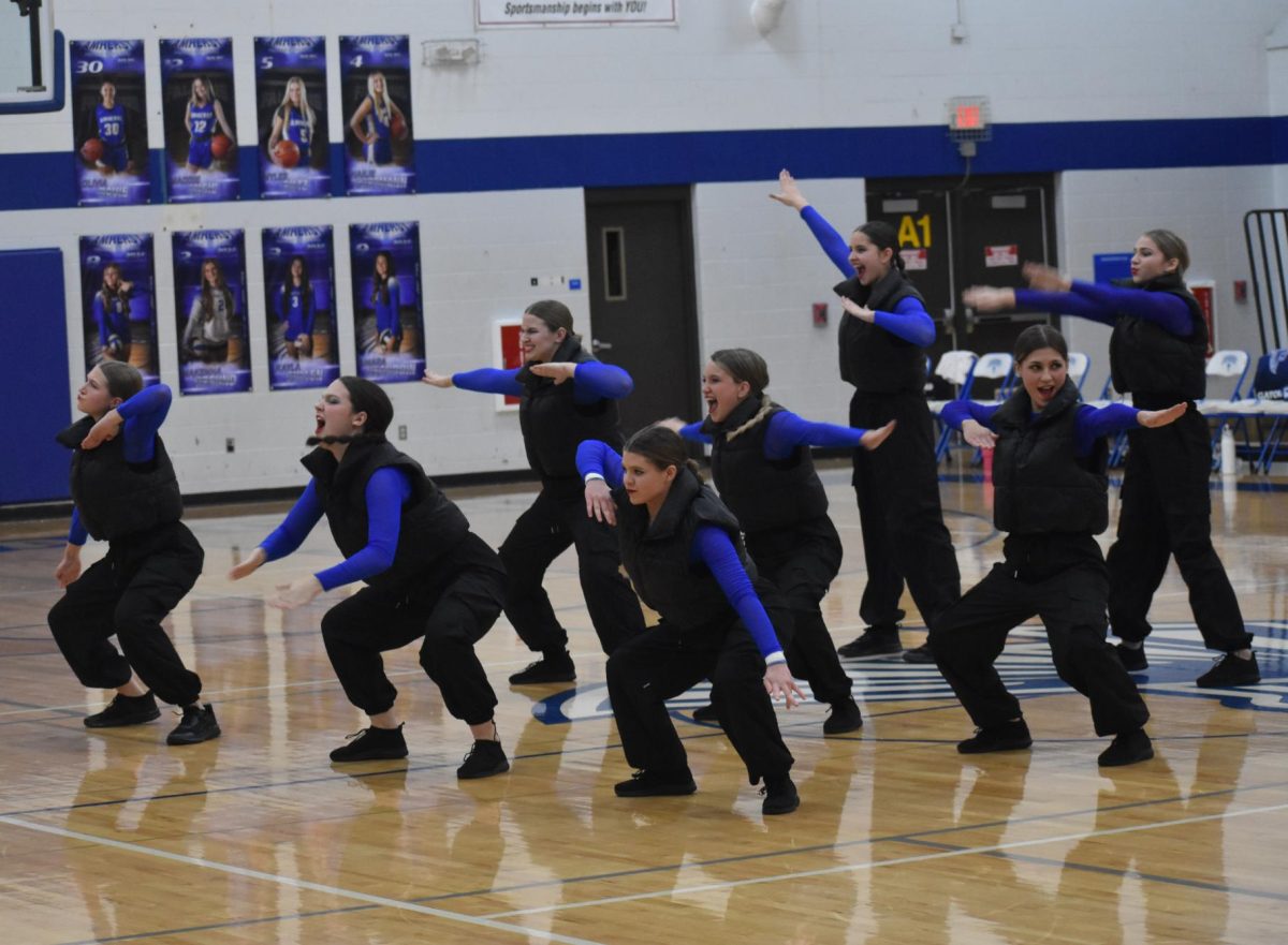 The Dance team performs a Hip Hop routine.