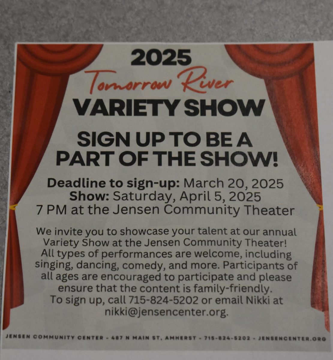 Variety Show Seeks Talented Acts