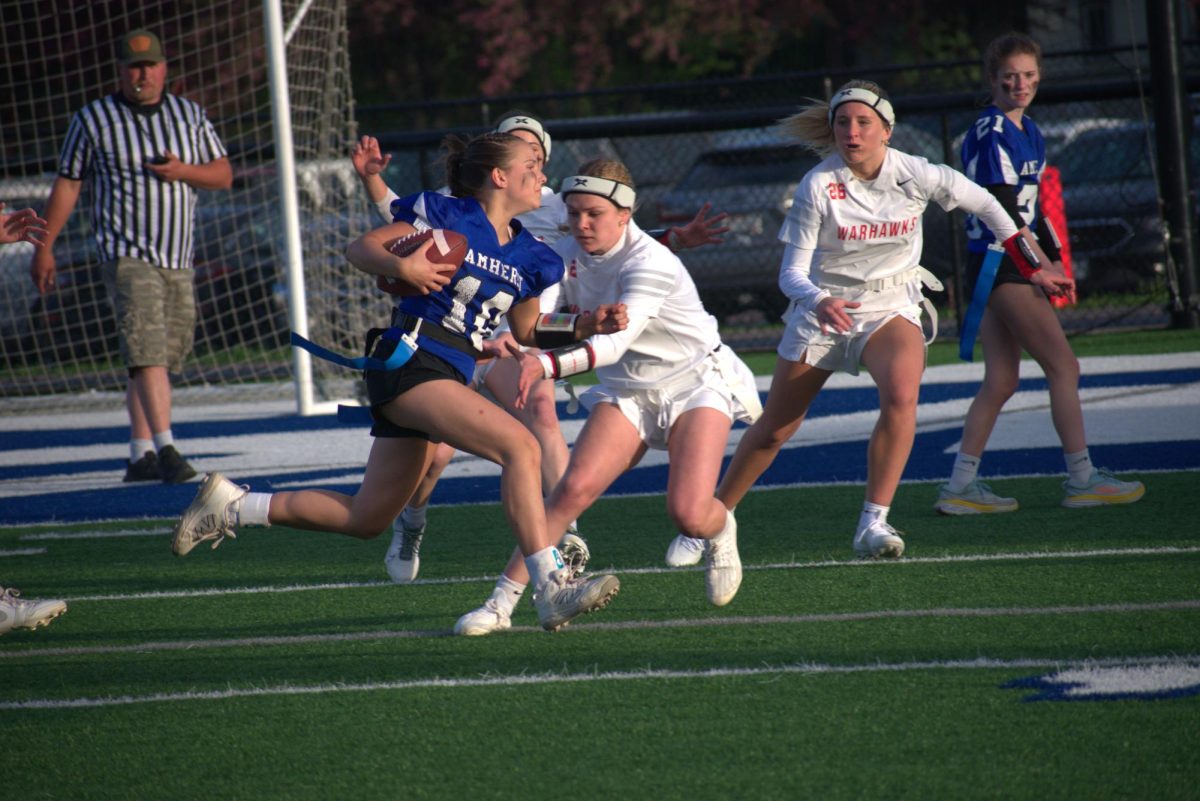 Girls Host Flag Football Game Under Friday Night Lights