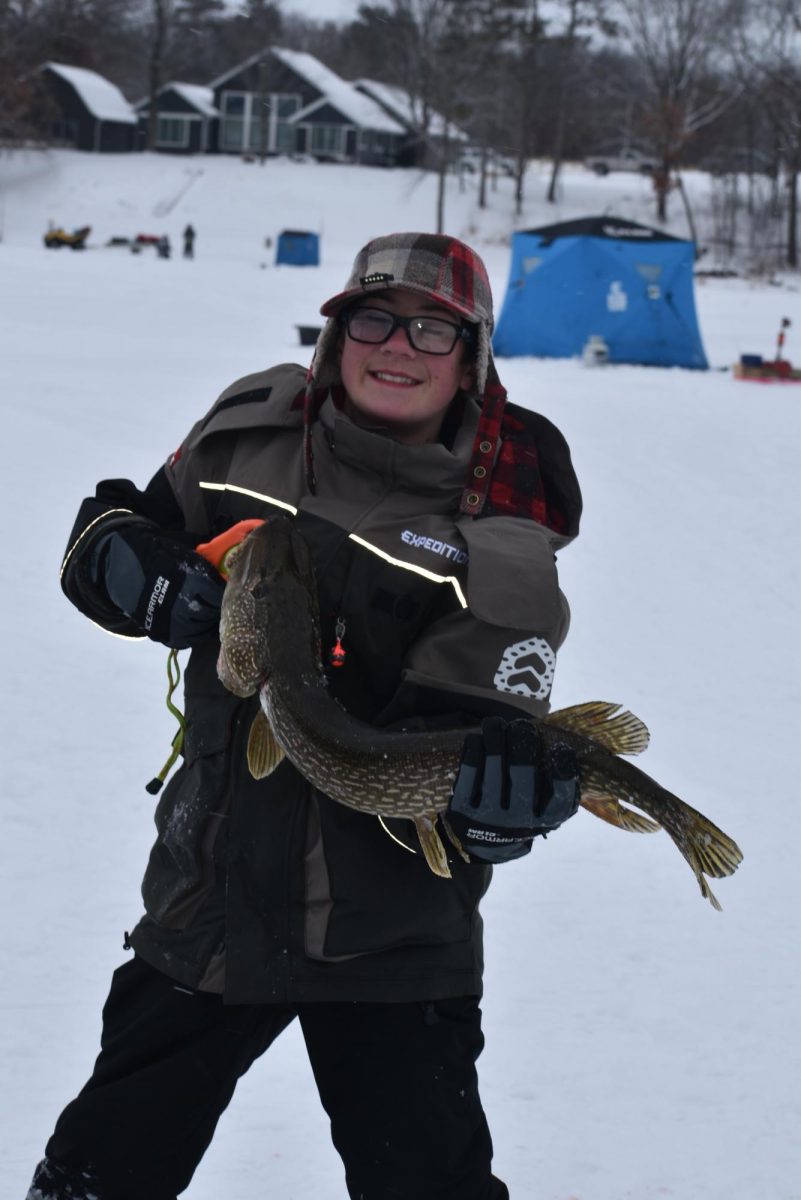 PHOTO BOMB: Ice Fishing Team Opens Season on Home Ice