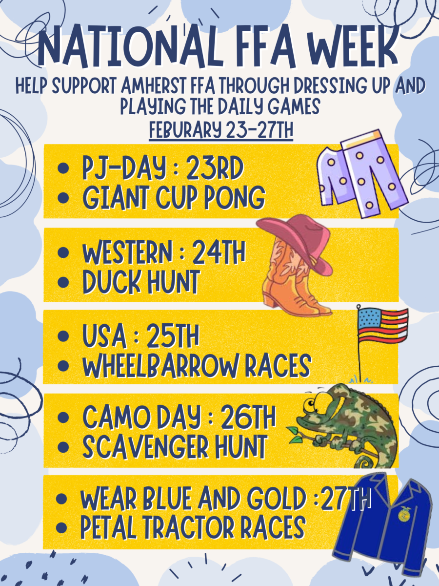 Amherst Announces National FFA Week Plans
