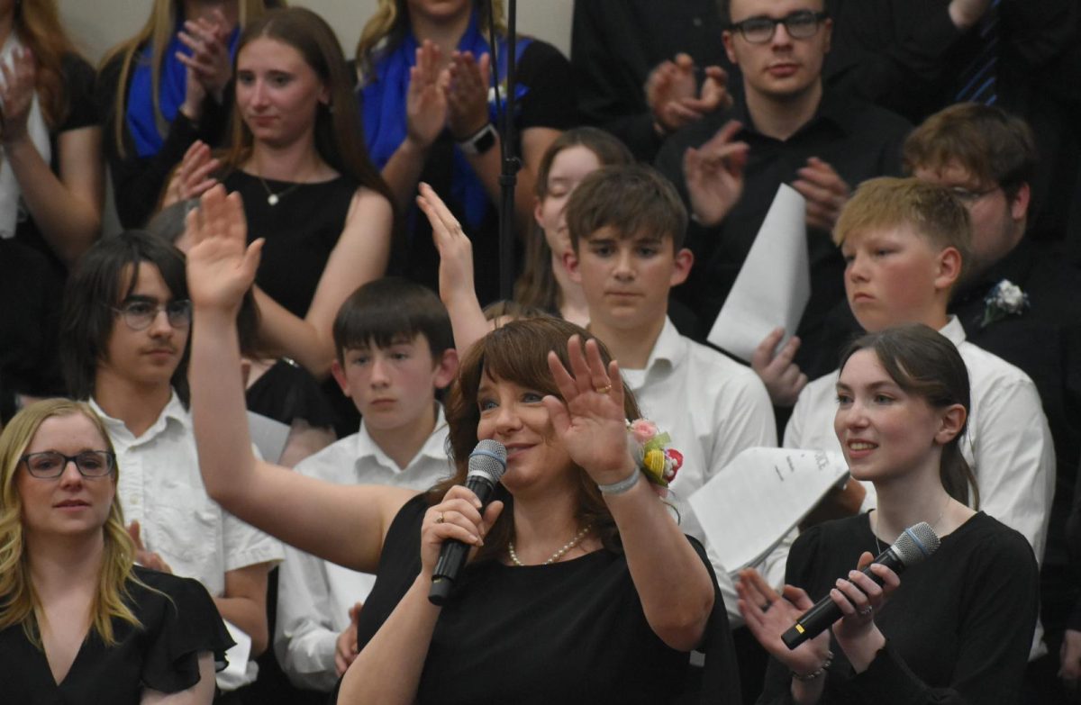 Music Teacher Baumann Ends Tenure on a High Note
