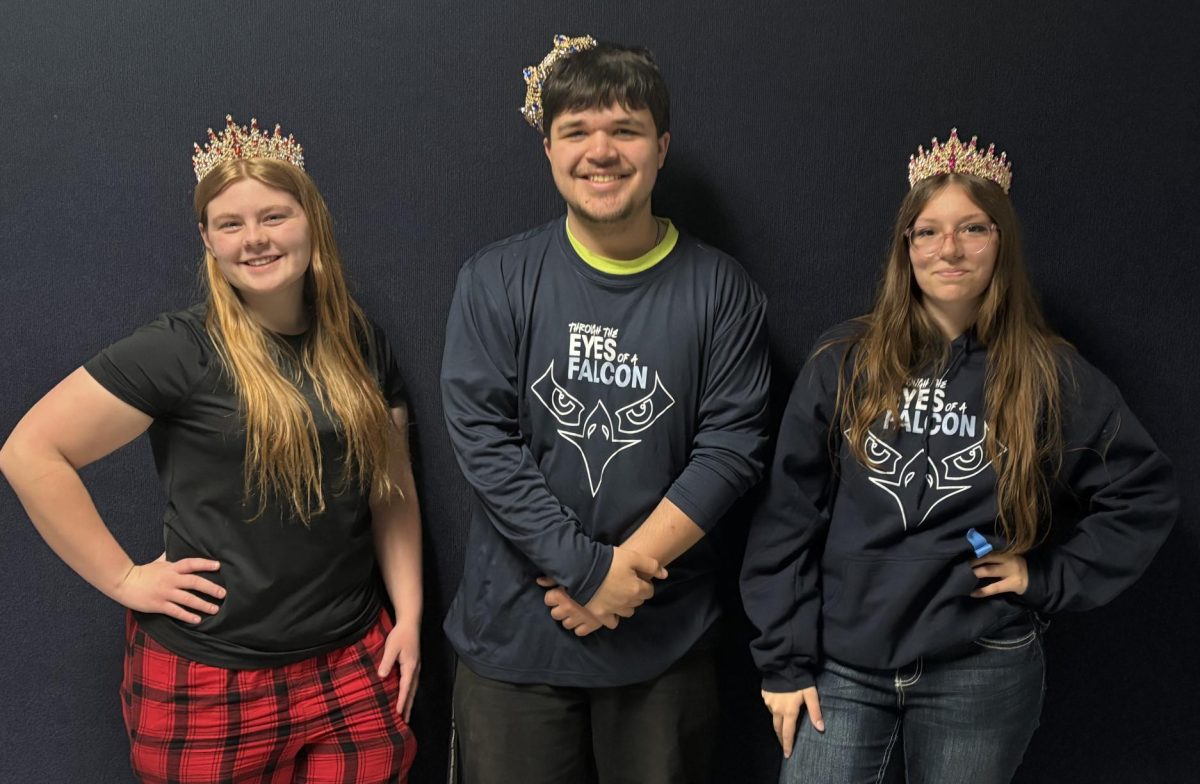Here are your 2026-27 Yearbook Editors (from left): Natalie Danz, Design Editor; Alex Duley, Editor in Chief; and Athena Nowland, Photo Editor.